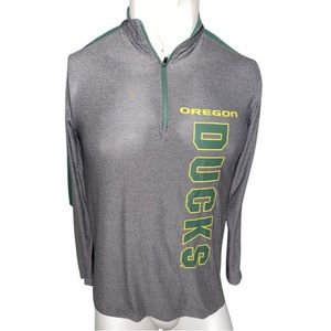 Oregon Ducks 3/4 Zip: NCAA: College Apparel:March Madness: Dri-Fit Long-sleeve